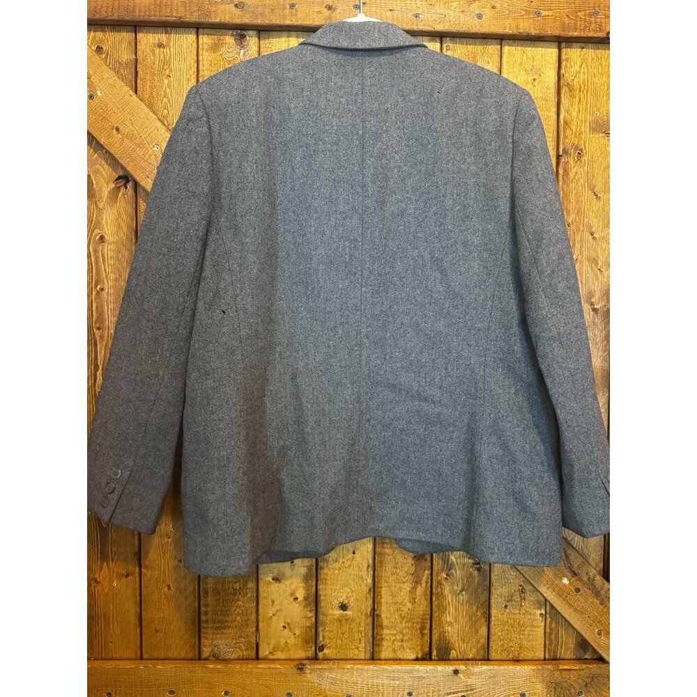 Vtg Pendleton Gray Wool Blend Single-Breasted Bla… - image 7